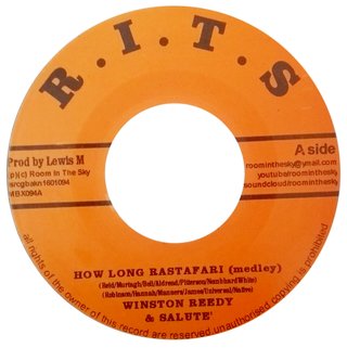 7" Winston Reedy & Salute - How Long Rastafari/Bamboo Beef [NM]