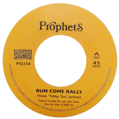 7" Yabby You - Run Come Rally/Version [NM]