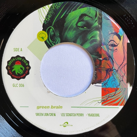 7" Green Lion Crew ft. Lee Perry & Yaadcore - Green Brain/Emperor of Dub [NM]