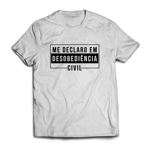 Desobediência Civil [Me Declaro] - Branca - comprar online