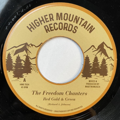 7" Freedom Chanters - Red Gold & Green/Dub [NM]