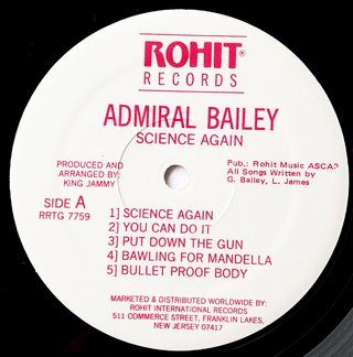 LP Admiral Bailey - Science Again (Original Press) [VG+] na internet