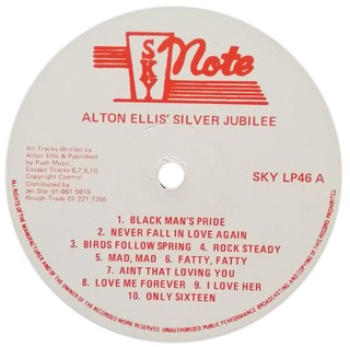 LP Alton Ellis - Alton Ellis' 25th Silver Jubilee (Original Press) [VG+]