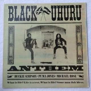 LP Black Uhuru - Anthem (Original JA Press) [VG+]