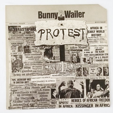 LP Bunny Wailer - Protest (Original US Press) [VG+]