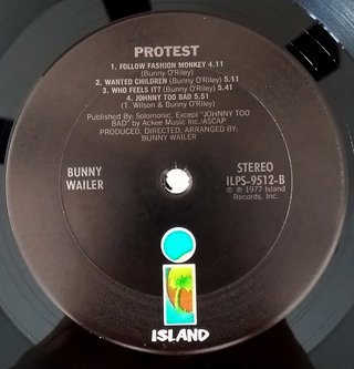 LP Bunny Wailer - Protest (Original US Press) [VG+] - Subcultura