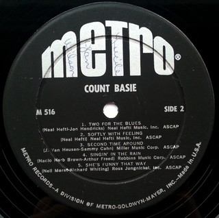 LP Count Basie - Count Basie (Original Press) [VG+] - Subcultura
