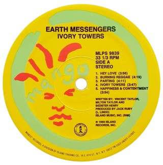 LP Earth Messengers - Ivory Towers (Original Press) [VG+] na internet