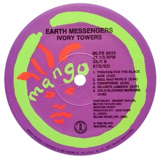 LP Earth Messengers - Ivory Towers (Original Press) [VG+] - Subcultura