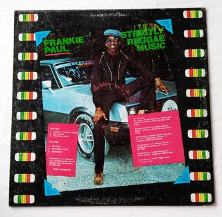 LP Frankie Paul - Strictly Reggae Music (Original JA Press) [VG+] - comprar online