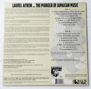 LP Laurel Aitken - The Pioneer of Jamaican Music [VG+] - comprar online