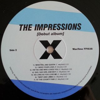 LP The Impressions - The Impressions [NM] - loja online