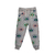 PANTALON JOGGIN OJOS (verde/rosa) FRISA GRIS MELANGE - comprar online