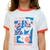 REMERA PAIX DANS LE MONDE ABSTRACT CON CORAL NIÑXS - comprar online