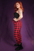 Calça jogger xadrez vermelho feminina estilo blogueira tumblr - comprar online