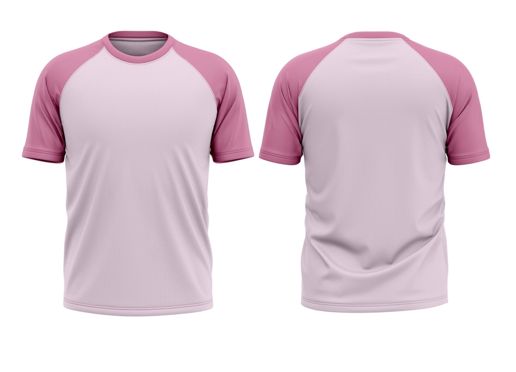 Camiseta Raglan Rosa Bebe Comprar em Nova Camiseta
