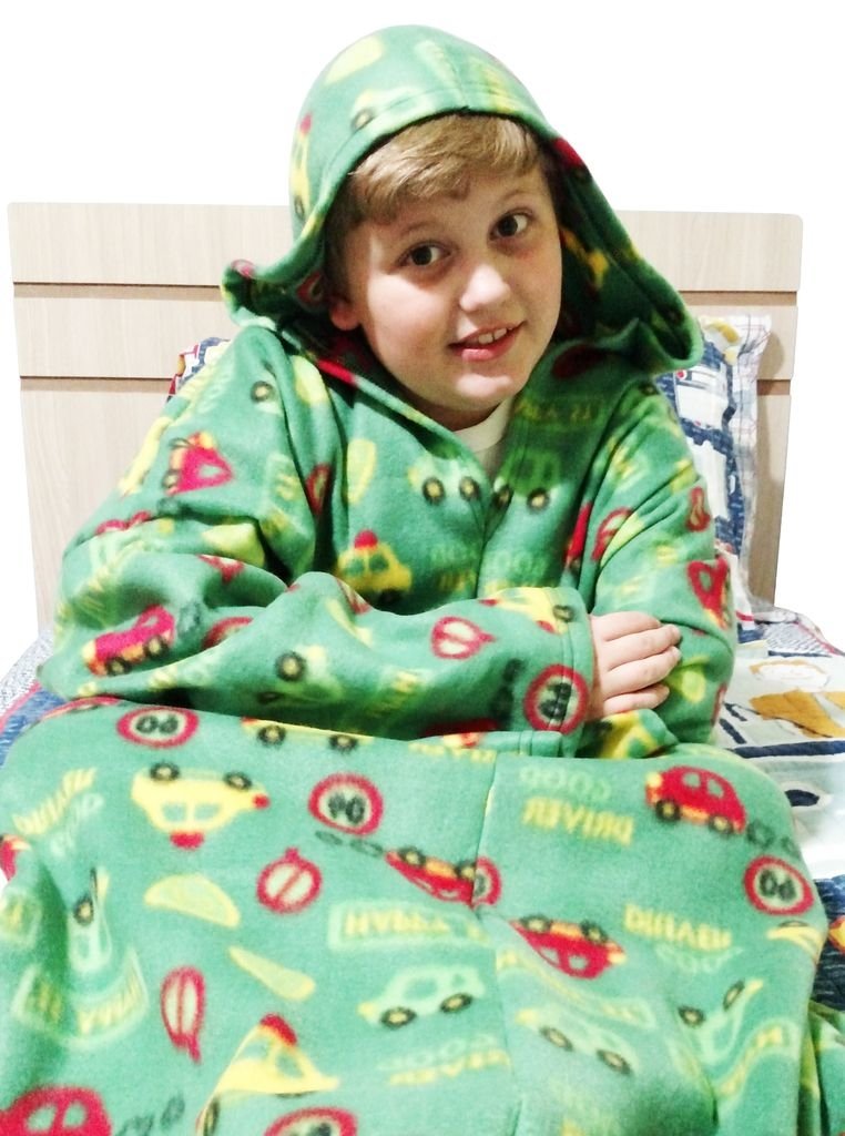 Cobertor com Mangas Infantil com Capuz - Dryas