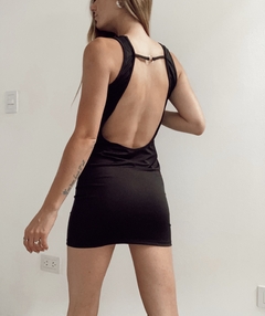 vestido lycra sin espalda - $7127 transf en internet