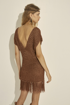 Vestido Crochet Escote En V Pre Order - comprar online