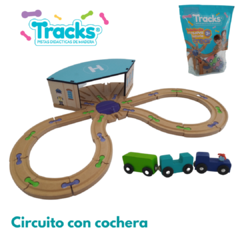 CIRCUITO tren CON COCHERA tracks