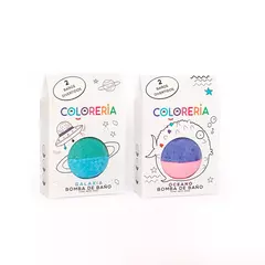 BOMBA DE BAÑO GALAXIA para bañarse coloreria - comprar online