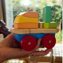 camión de carga de encastre manick - Chapó Loló juguetería didáctica  
