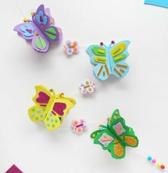Kit para crear tu cortina flores o mariposas edmin - Chapó Loló juguetería didáctica  