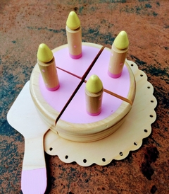 torta de cumple rosa en internet