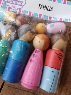 Figuras familia pegdoll