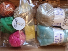 Kit para armar tu colgantes de pompones texturas para crecer vicuñita en internet