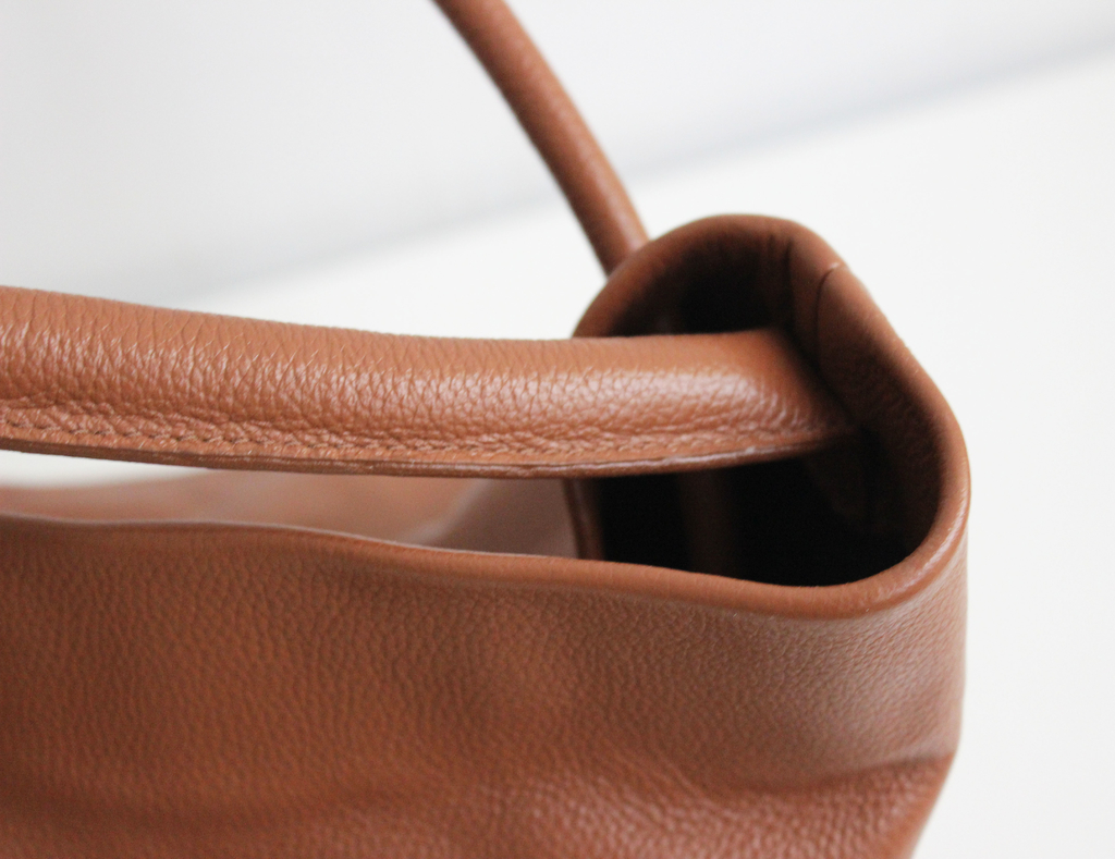 Cartera de Cuero Marron Chocolate Noseda