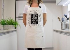 Delantal de cocina LIFE'S NEVER BEEN SO SWEET - OUTLET! *leer descripción