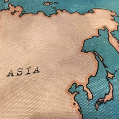 BOLSO MATERO MAPA AQUA - OUTLET! *leer descripción - SorPrais