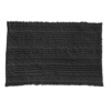 Alfombra de Baño Chenille Duo Negro