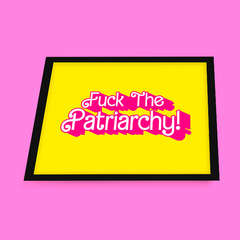 Quadro Fuck the patriarchy (Barbie) - comprar online