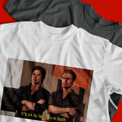 Camiseta Love them both (The vampire diaries)