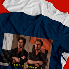 Camiseta Love them both (The vampire diaries) na internet