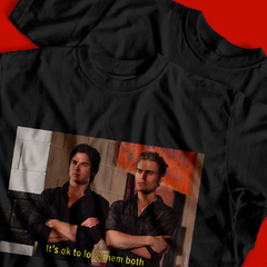 Camiseta Love them both (The vampire diaries) - Tlaco Store, A Loja do Fã de Verdade!