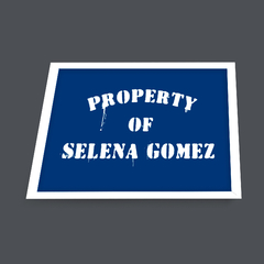 Quadro Property of Selena Gomez - comprar online