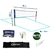 Cancha de Badminton 8mts x 1,60mts con estacas + cintas demarcación