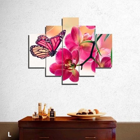 Mariposas y Orquídeas cuadros decorativos