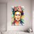 Frida Khalo Multicolor Cuadro Triptico