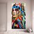 Cuadro Mural India Multicolor Moderno - tienda online