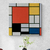 Piet Mondrian Composición con rojo, azul y amarillo Mural