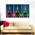 Eiffel colores cuadro triptico