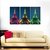 Eiffel colores cuadro triptico - comprar online