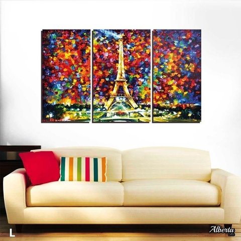 Eiffel Fiesta cuadro Triptico