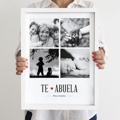 Abuela/o/s LOVE 30x40 · 4 o 9 FOTOS - Luzteca