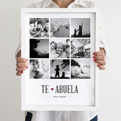 Abuela/o/s LOVE 30x40 · 4 o 9 FOTOS