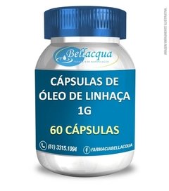 CÁPSULAS DE ÓLEO DE LINHAÇA - 1G